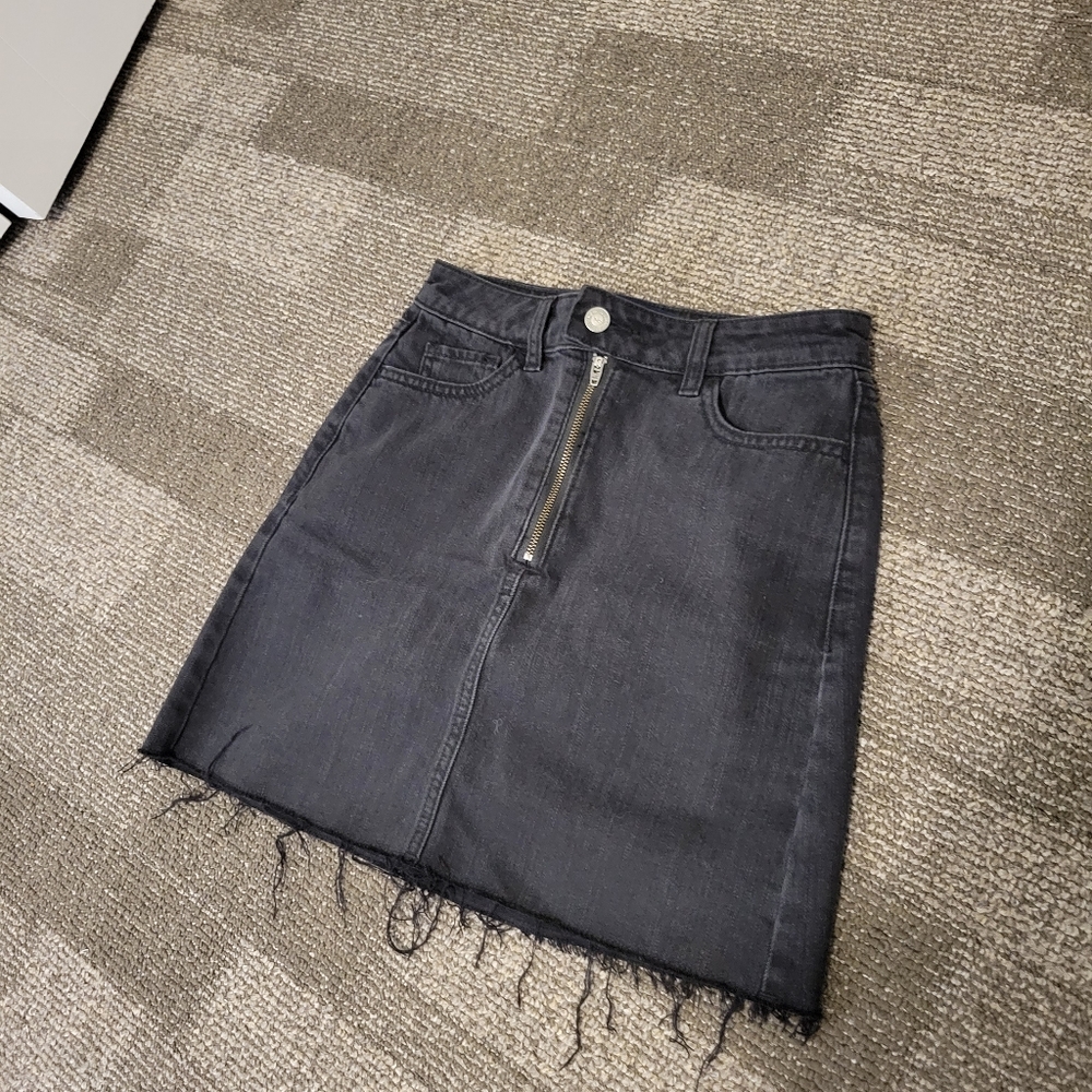 Hollister denim skirt